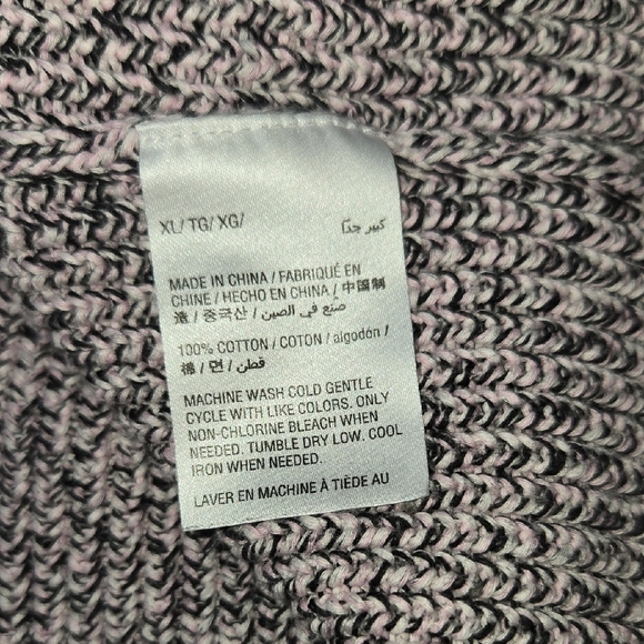 INC International Concepts Pink, Gray, White Crew Neck Sweater Size XL - Picture 5 of 6